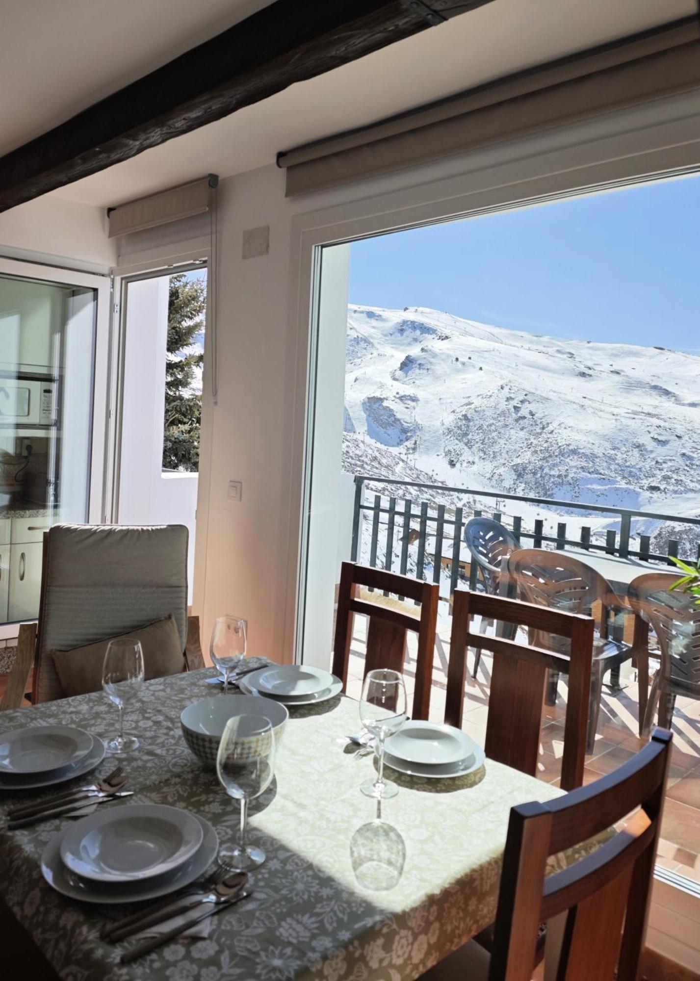 Apartamento Nievesol Con 2 Parking Y Wifi Serra Nevada Exterior foto